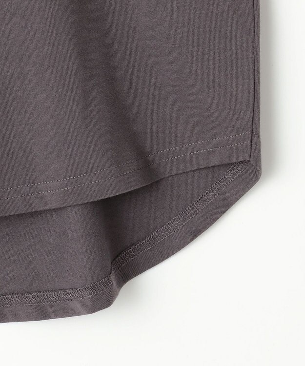 ANY 【接触冷感/UVケア】ノースリーブロゴTシャツ チャコール