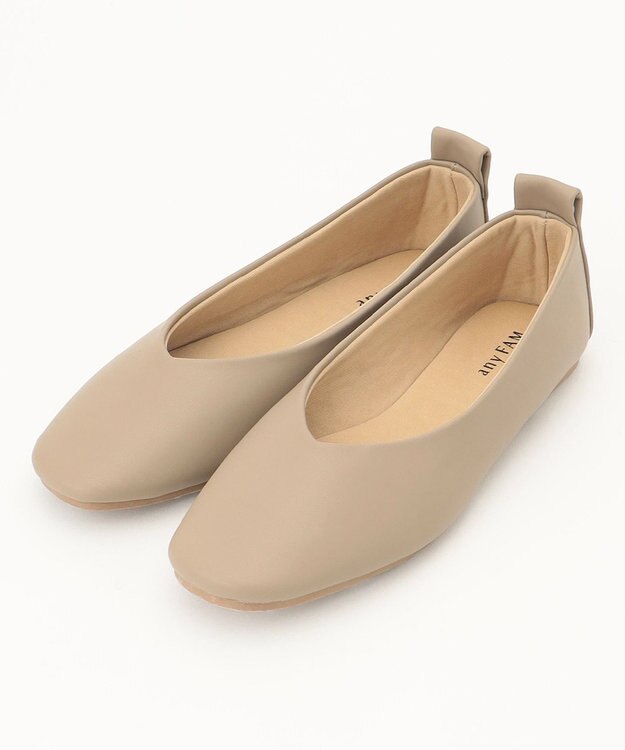 ANY 【定番人気・履き心地抜群】走れるバレエパンプス モカ