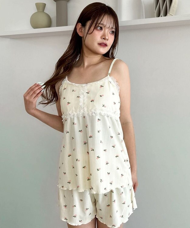 WEGO キャミセットアップルームウェア 柄2