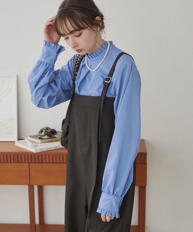 WEGO 【ANGIE VINTAGE】ベアオールインワン ダークグレー