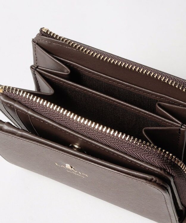 LANVIN en Bleu リュクサンブール　2つ折り財布　Lファスナー ノウチャ