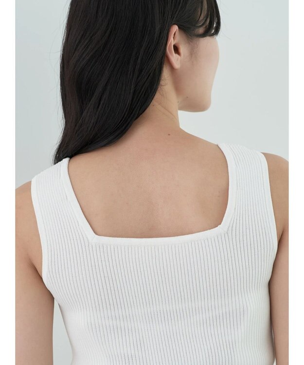 earth music&ecology リサイクルポリエステルブレンド２ＷＡＹタンクトップ Off White