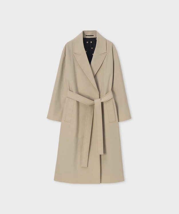Paul Smith コットンギャバジン ロングコート ライトベージュ