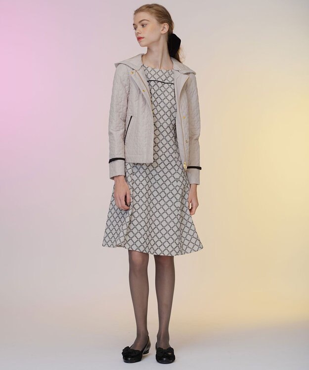 TOCCA LAURA キルティングショートコート ベージュ系