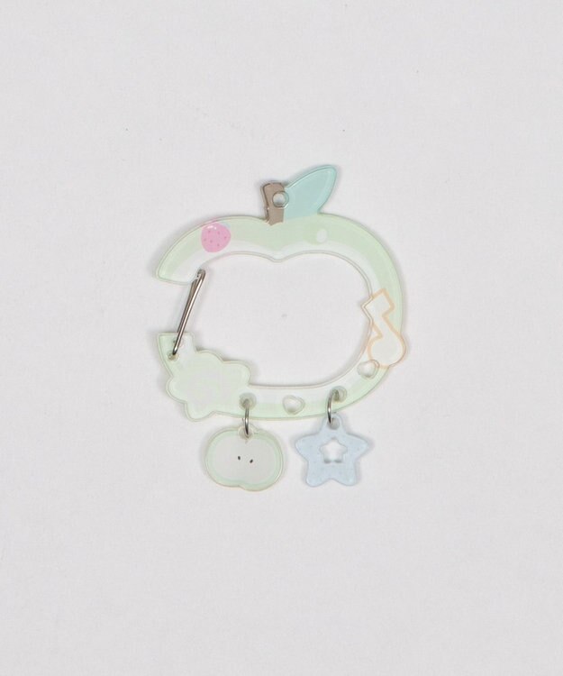 WEGO パステルりんごカラビナ グリーン