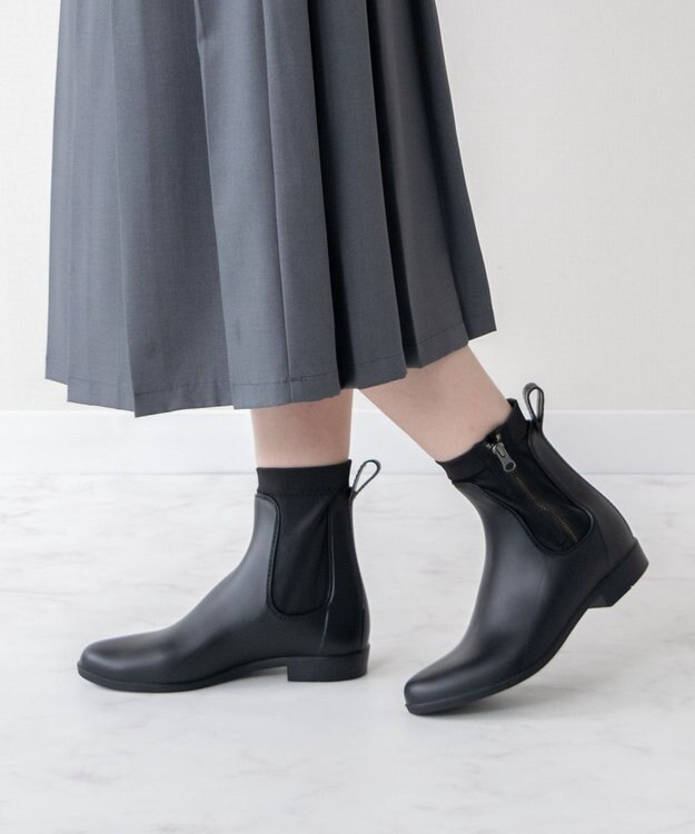 Bridget Birkin 【Bridget Birkin】サイドジップレインブーツ ブラック