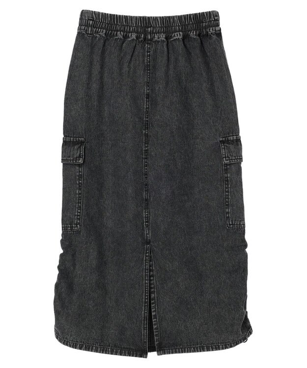 Green Parks ・ＥＬＥＮＣＡＲＥ　ＤＵＥ　カーゴデニムスカート Gray Mixture
