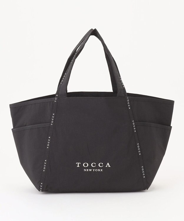 TOCCA 【WEB＆一部店舗限定】【撥水】PISCINA TOTE M トートバッグ M ブラック系