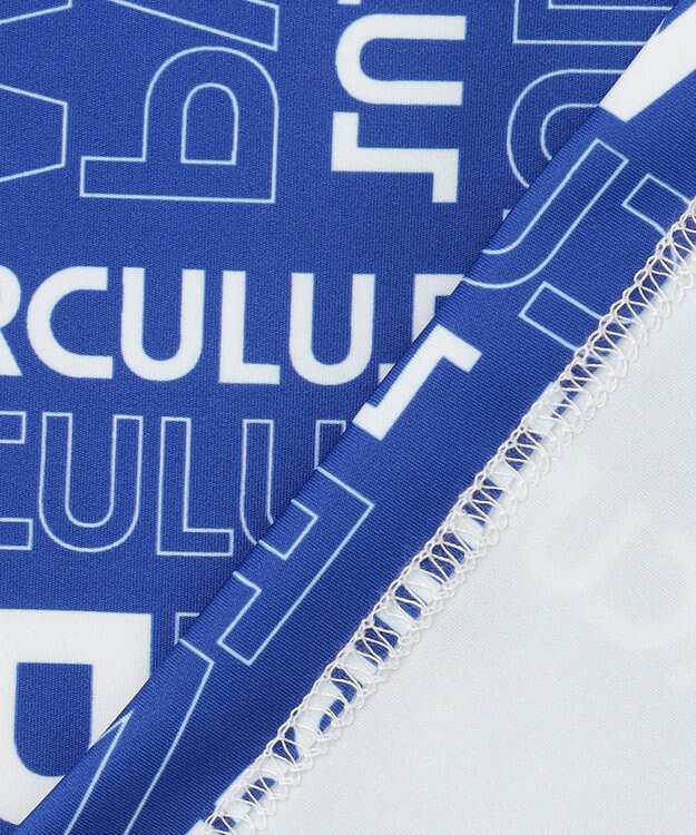 PW CIRCULUS 【UVカット / 吸水速乾 / 伸縮性抜群】【WOMEN】PWロゴ柄モック サックスブルー系5
