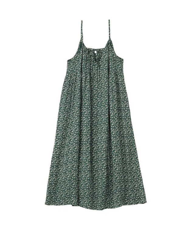 Green Parks レーヨンクレープキャミワンピース Green