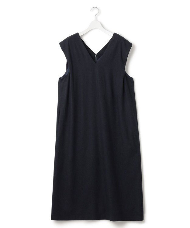 J.PRESS YORK STREET 【WOMEN】ショルダータックジャンパースカート ネイビー系