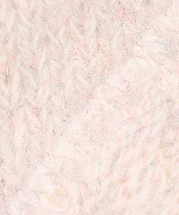 ANY SIS 【洗える】ファンシーヤーンラメ ニット アイボリー