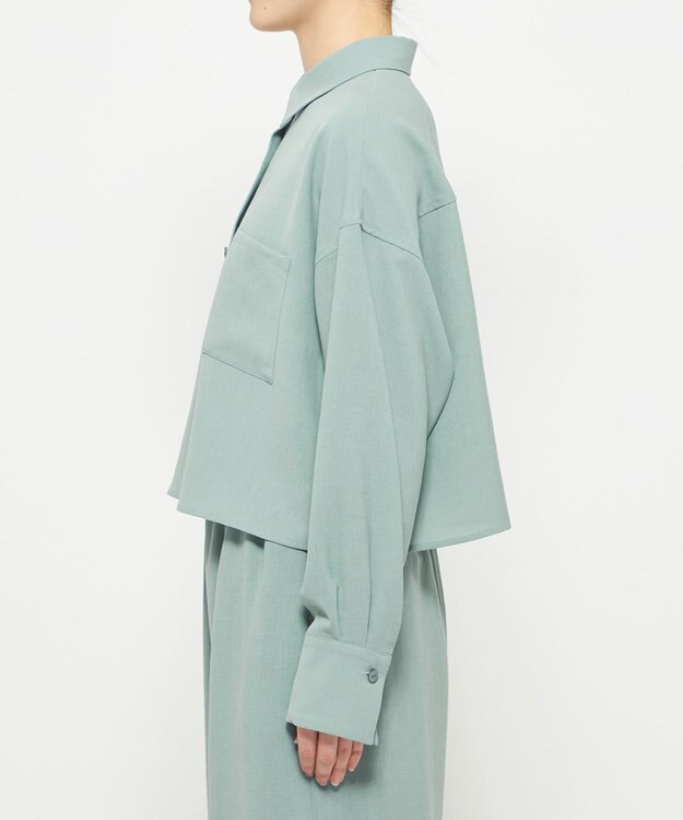 uncrave 新色追加！ドライタッチトロ ショートシャツ アッシュブルー