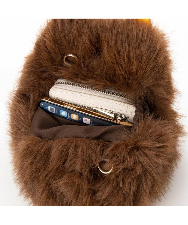 UNBILLION カシュカシュ cachecache / プラハンドルエコファー2way手提げ ブラウン