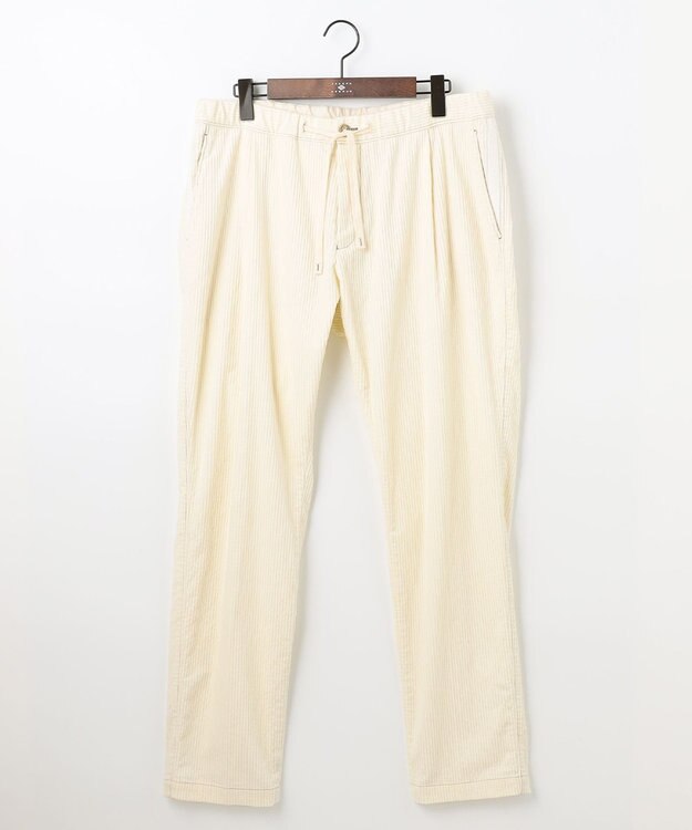 JOSEPH ABBOUD MOUNTAIN 【SPACE／UNISEX】６Wストレッチコール パンツ ホワイト系