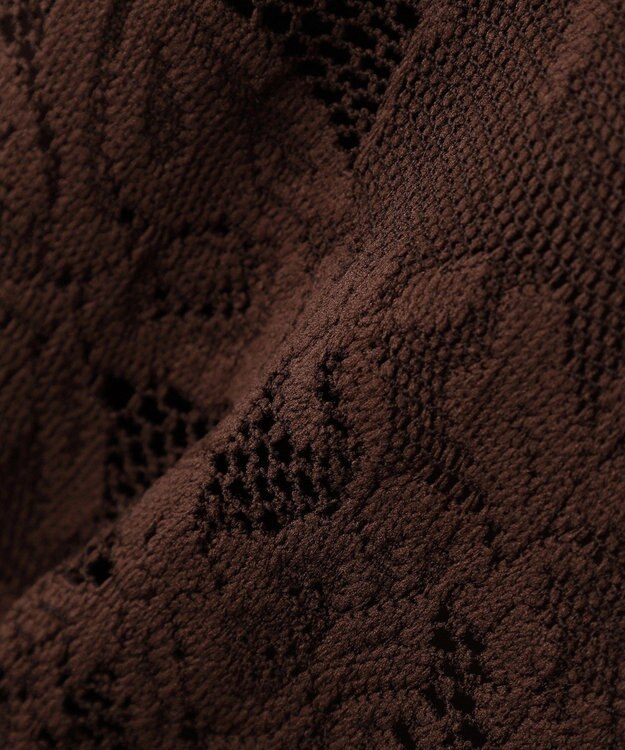 Green Parks ＳＥＴ２点フォトＴシャツ＋レーススカーフ Brown