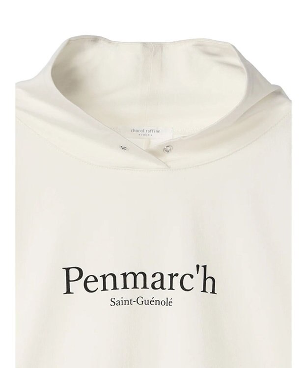 Green Parks フレンチスリーブ抜け襟カットプルオーバー Off White