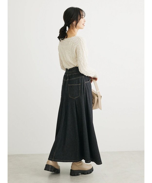 Green Parks ・ＲＡＹ　ＣＡＳＳＩＮ　フクレジャカードプルオーバー Ivory