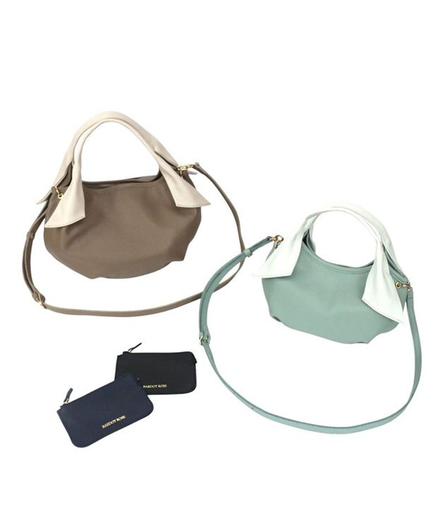 Regalo Felice 【バッグとセットで持っても可愛い / カードが入る / キーチェーン付き】小物ケース / REGALO NV(ネイビー)