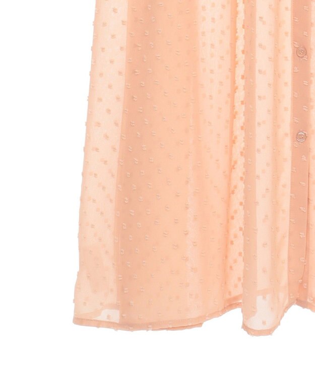 earth music&ecology ドットドビーシアー羽織ワンピース Pink