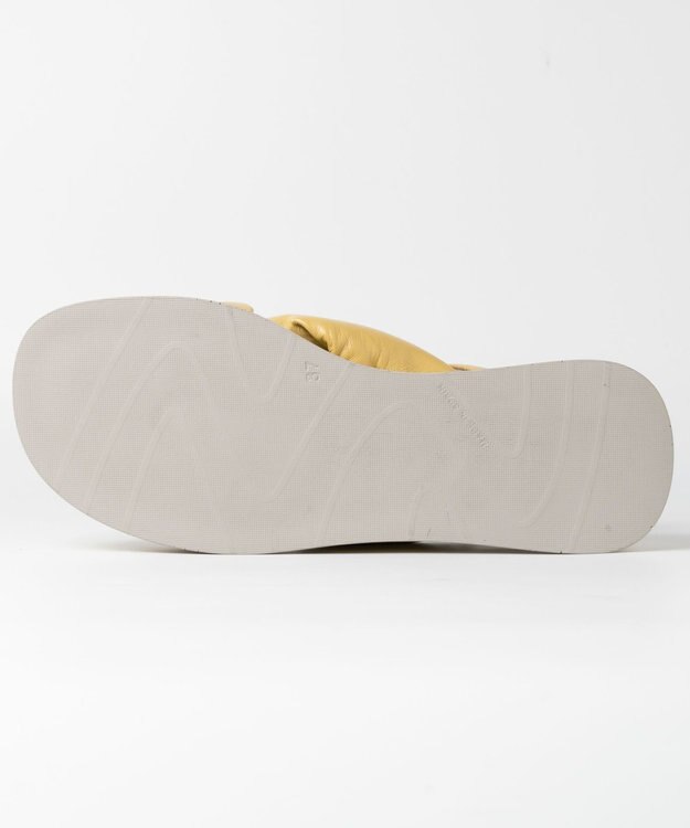 BONTRE 【BONTRE/ボントレ】パフィーストラップサンダル/40352-US イエロー