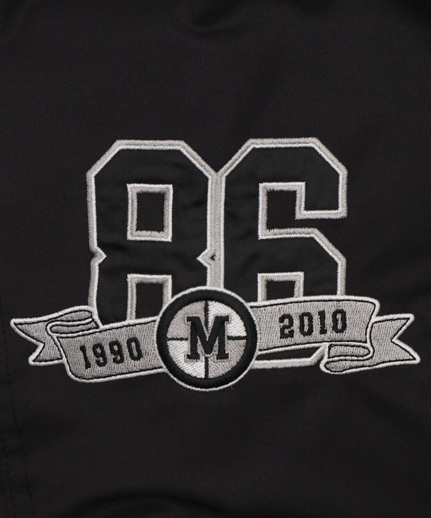 WEGO 【ユニセックス着用ITEM】グラフィックパファースタジャン ブラック