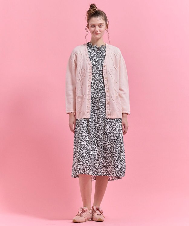 TOCCA 【chayさん着用】HEART HUG KNIT カーディガン ピンク系