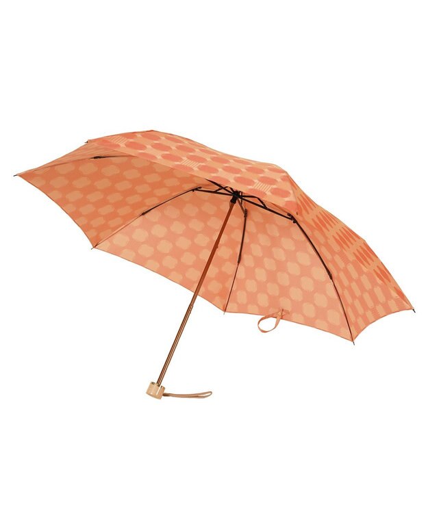 槇田商店 ノルディック ドットコラージュ ピンク 折りたたみ傘 ピンク