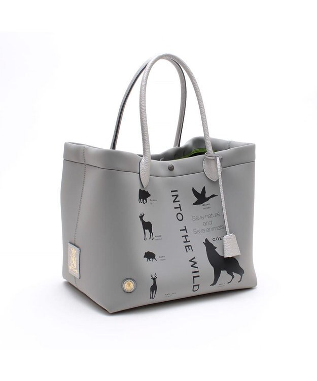 A.D.M.J. 【A4収納可】【魔法のように軽い】マジックライト/キューブトート34cm GRIS,M