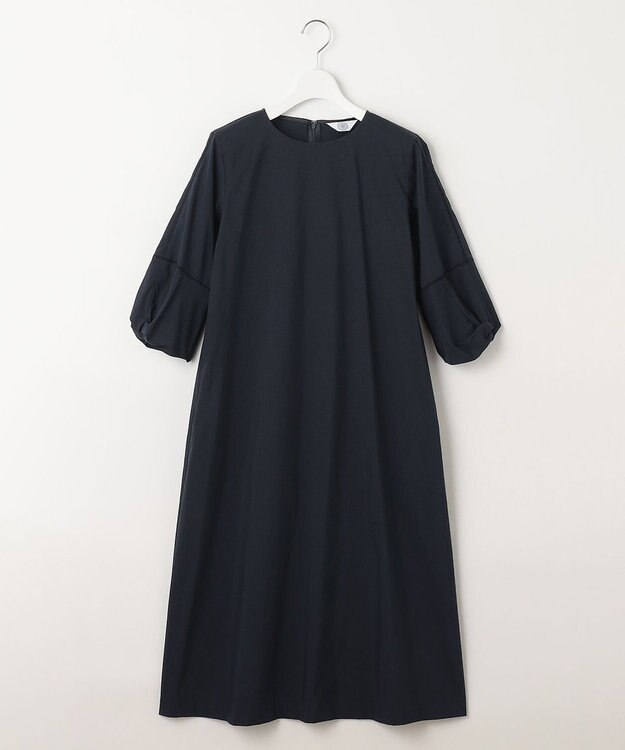 J.PRESS LADIES L 【洗える】バイオエアフロー ワンピース ネイビー系