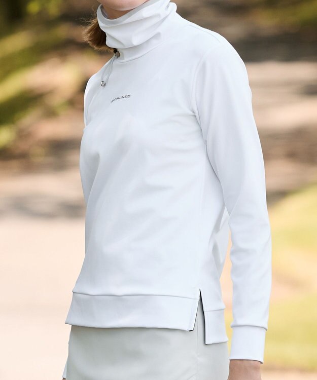 ZERO HALLIBURTON 【ストレッチ・UVカット】 シャーリングプルオーバー ZHG-W5A3 85135 ホワイト