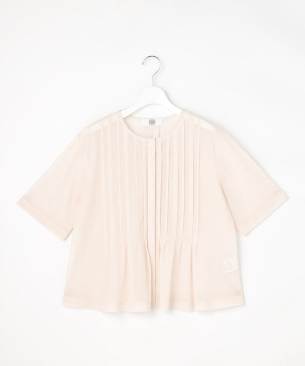 J.PRESS LADIES S シアードライトリコット フレアタック カットソー グレージュ系