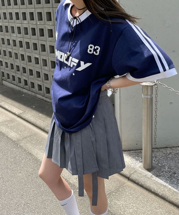 WEGO ゲームグラフィックビッグT ネイビー