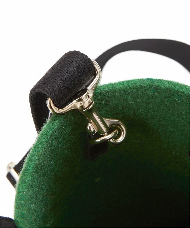 TOPKAPI 【TREASURE TOPKAPI】イタリアンフェルト テープコンビ 2way トートバッグ 2023 グリーン