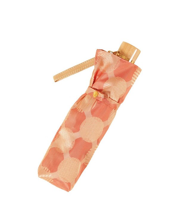 槇田商店 ノルディック ドットコラージュ ピンク 折りたたみ傘 ピンク