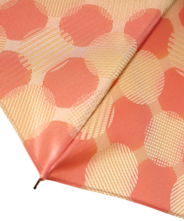 槇田商店 ノルディック ドットコラージュ ピンク 折りたたみ傘 ピンク