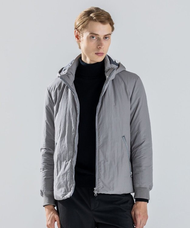 JOSEPH HOMME 【新素材】スリークエアーナイロン　ADSダウンブルゾン ライトグレー系
