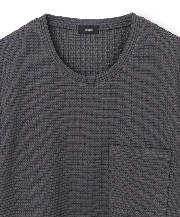 JOSEPH HOMME 【オリジナル素材】ライトタックジャージー クルーネックＴ グレー系