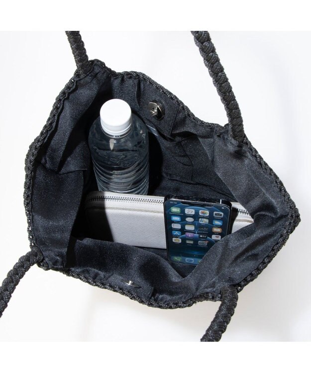 UNBILLION カシュカシュ cachecache / 手編みウィンドペントート ブラック