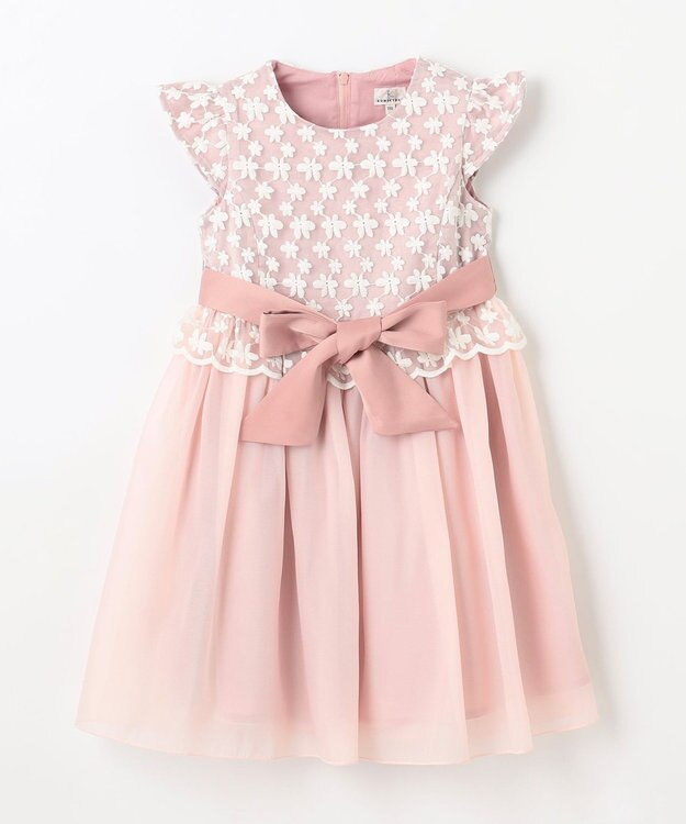 組曲 KIDS 【110-140㎝】ミスティフラワー ドレス ピンク