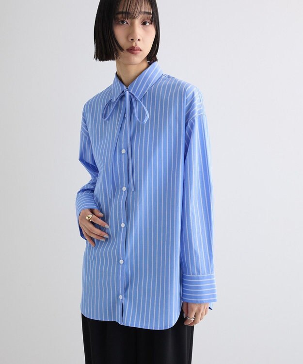 Green Parks ボウタイシャツ Stripe