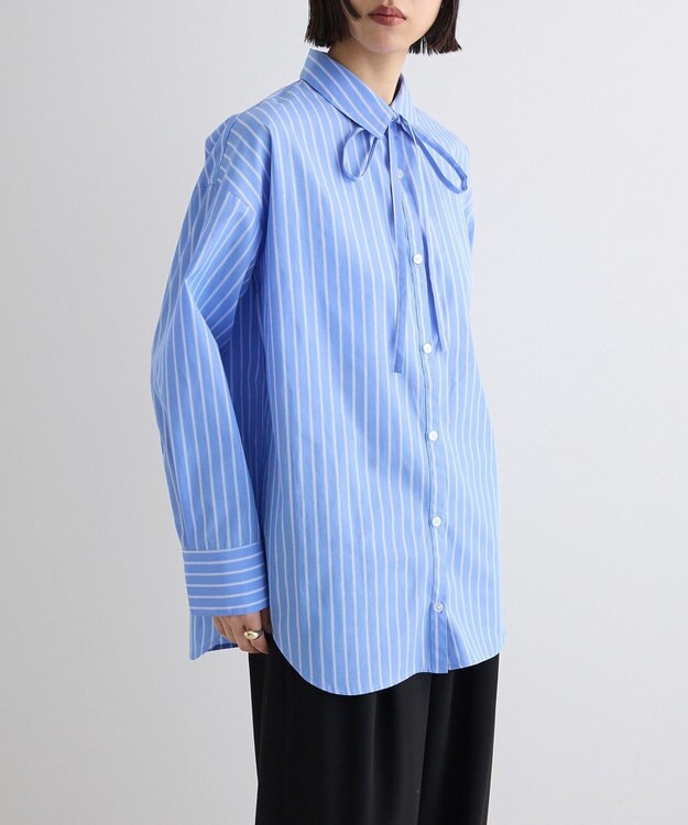 Green Parks ボウタイシャツ Stripe