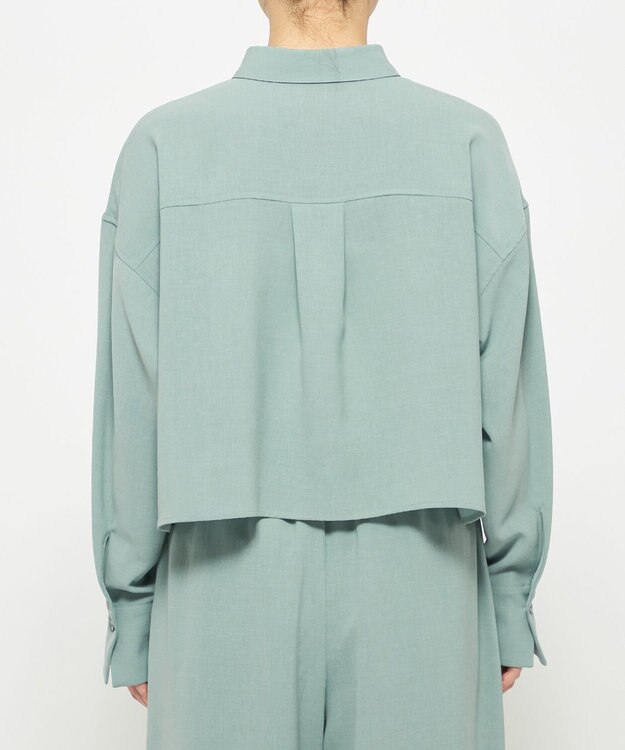 uncrave 新色追加！ドライタッチトロ ショートシャツ アッシュブルー