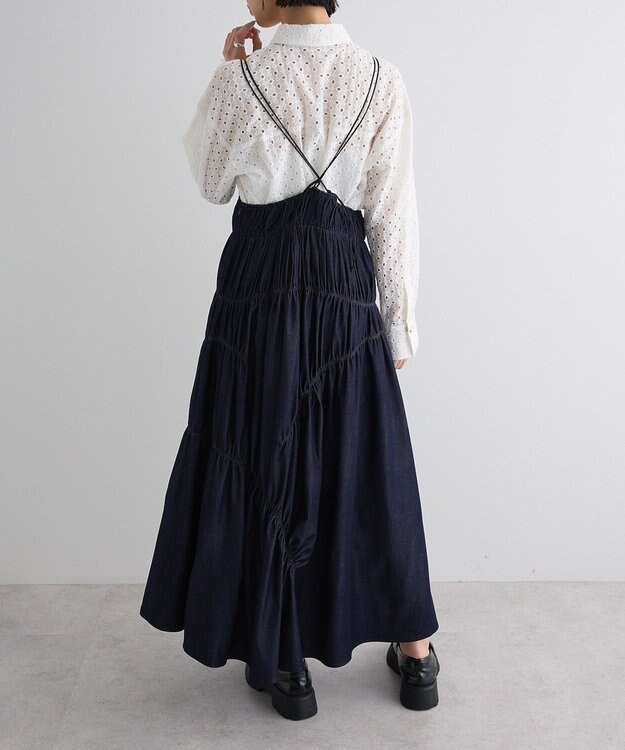 Green Parks ボウタイシャツ Off White