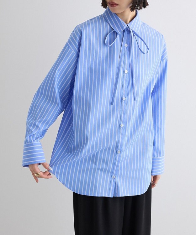 Green Parks ボウタイシャツ Stripe