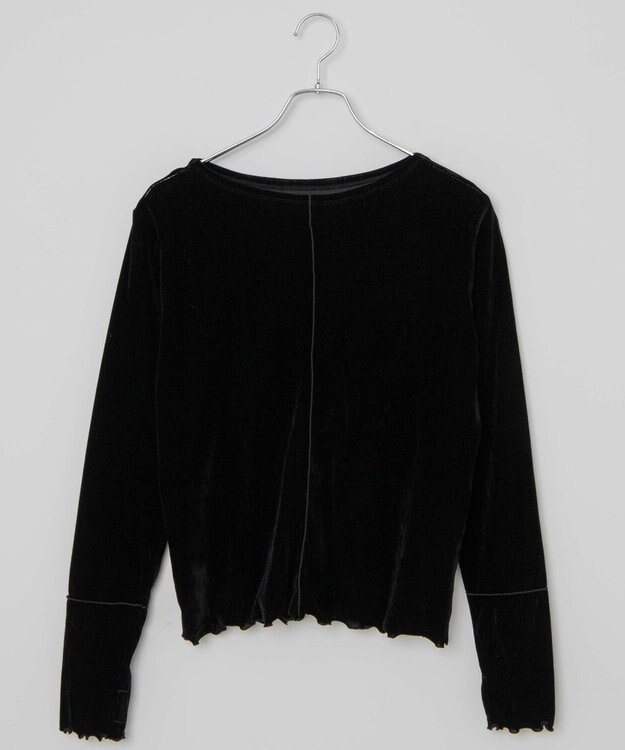 WEGO シアーベロアトップス ブラック