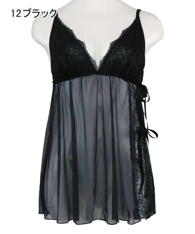 San-ai Resort（三愛水着楽園） エレガントコレクション2311ベビードール  【Mサイズ】【northerly】 ブラック