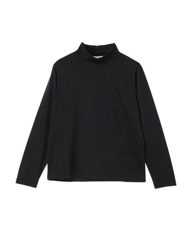 Green Parks 吸湿発熱タートルカットソー Black