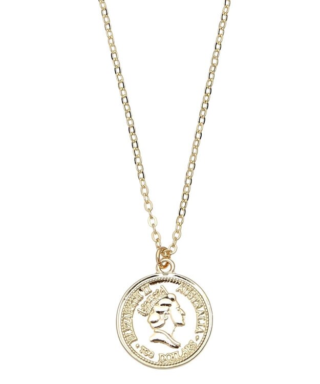 AMERICAN HOLIC コイン２ＳＥＴネックレス Silver