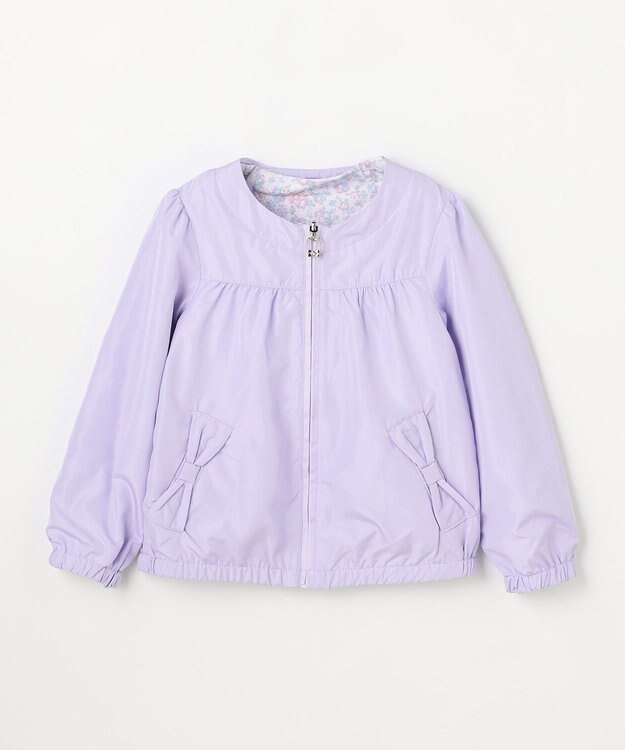 ANY KIDS 【フード取り外し/洗濯機可能】撥水加工リバーシブルゾン ラベンダー